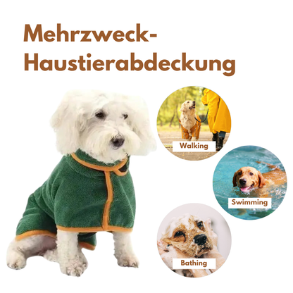 Hunde-Bademantel - Schnelltrocknende Mikrofaser